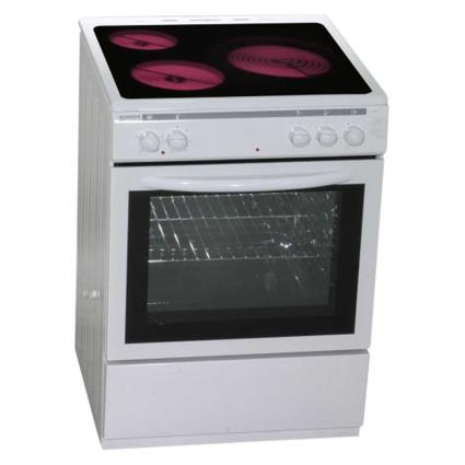 Rommer Cozinha Vitrocerâmica Cvh63 3 Zonas+forno One Size White