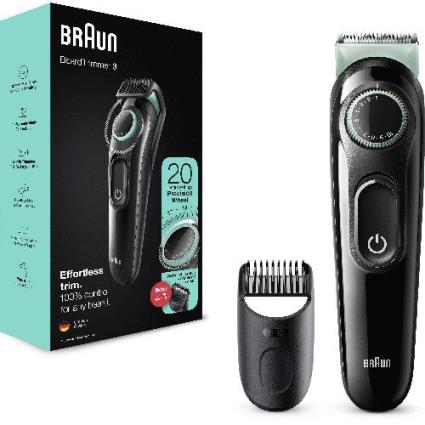 Aparador de Barba Braun All-in-One Trimmer Serie 3  BT3321