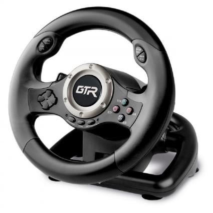 Indeca Volante E Pedais Jinshu Gtr One Size Black