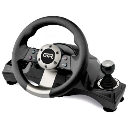 Indeca Volante E Pedais Handoru Gtr Elite One Size Black / Silver