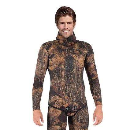 Mares Jaqueta De Caça Submarina Illusion 3 Milímetros 2XL Brown