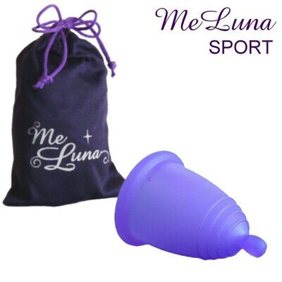 Copo Menstrual Sport Bola Violeta L