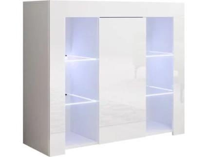 Aparador MÓVEIS BONITOS Lilian (Branco - 94x35x83 cm)