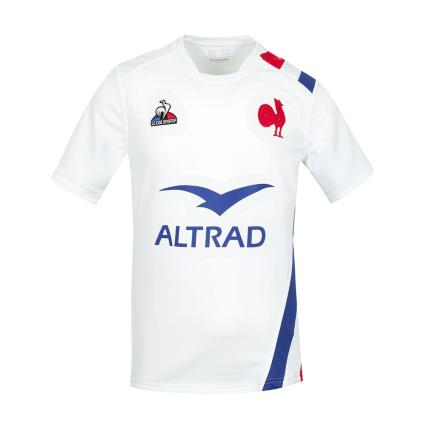 Le Coq Sportif Replica T-shirt Junior Ffr Xv 12 Years New Optical White