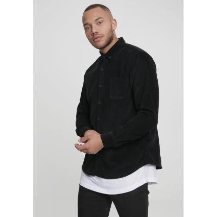 Urban Classics Camisa Veludo Cotelê Urban Classic 2XL noir