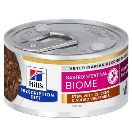 Hill's Prescription Diet Gastrointestinal Biome ensopado para gatos - 24 x 82 g