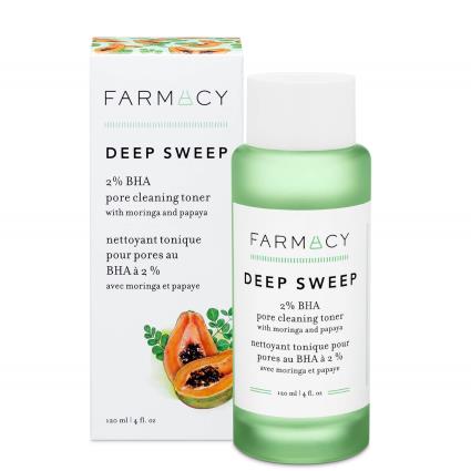 FARMACY Deep Sweep 2% BHA Pore Cleaning Toner with Moringa and Papaya (Various Options) - 120ml