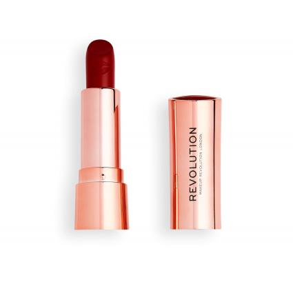 Makeup Revolution Satin Kiss Lipstick (Various Shades) - Ruby