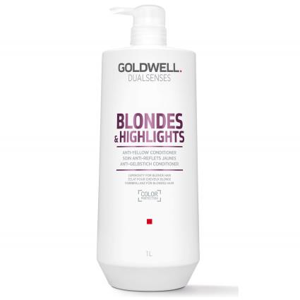 Condicionador Blonde and Highlights Anti-Yellow da Goldwell Dualsenses 1000 ml