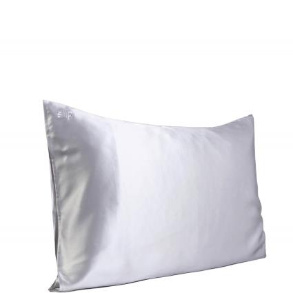 Slip Silk Pillowcase - Queen (Various Colours) - Silver