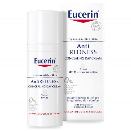 Eucerin® Hypersensitive Skin Anti Redness Concealing Day Cream (50ml)