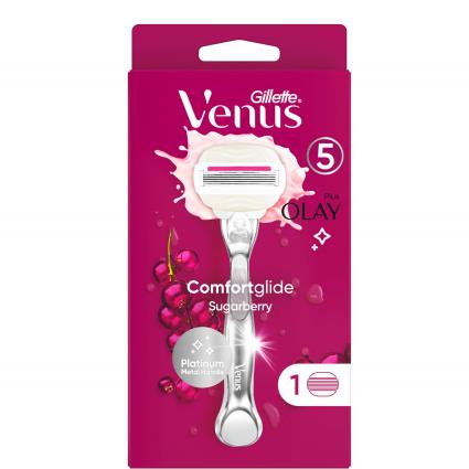 Venus Comfortglide with Olay Sugarberry Razor