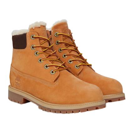 Timberland Botas 6´´ Premium Wp Shearling Lined Junior EU 36 Wheat Nubuck