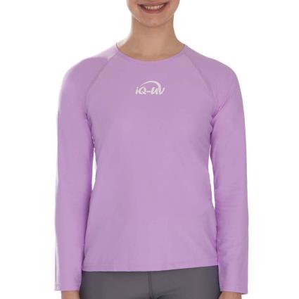 Iq-company Camisa De Manga Comprida Feminina Uv Aqua 3XL Purple