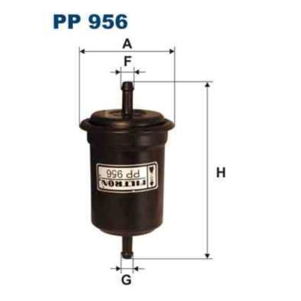 Filtro de combustivel filtron pp956