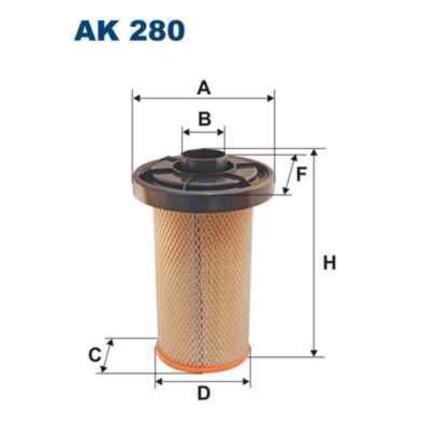 Filtro de ar filtron ak280