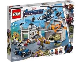 LEGO Marvel:  O Combate no Quartel dos Vingadores - 76131 (Idade mínima: 8 - 699 Peças)