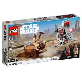 LEGO Star Wars 75265 Microfighters T-16 Skyhopper vs Bantha