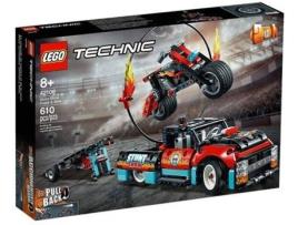 LEGO Technic: Espetáculo de Acrobacias  Camião e Moto  - 42106 (Idade mínima: 8 - 610 Peças)