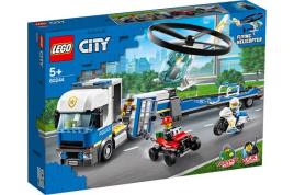 LEGO City 60244 Transporte de helicóptero da políc