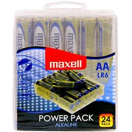 MAXELL PILA ALCALINA AA LR6 PACK*24 PILAS