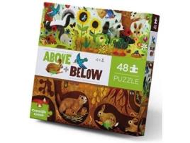 Puzzle CROCODILE CREEK Above Below Backyard (48 Peças)