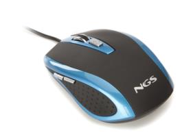 Rato NGS BlueTick (Cabo USB - Regular - 1600dpi - Preto)
