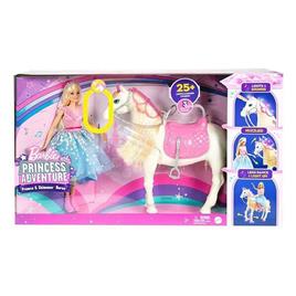 Boneca Barbie Princess Adventure Shimmer Horse Mattel (2 pcs)