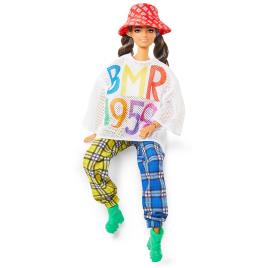 Barbie Bmr Diva / Midge Plaid Colourblock Jogger 1959 One Size Multicolour