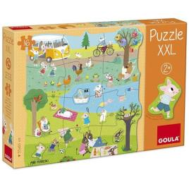 Puzzle XXL Um Dia no Campo - 16 Peças - Goula 
