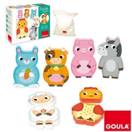 Puzzle de Madeira Personalizável Goula  (12 pcs)