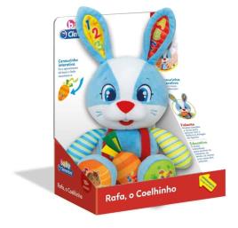 Baby Clementoni - Peluche Rafa, o Coelhinho Falante