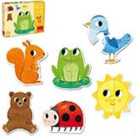 Puzzle Animais Form Diset (12 pcs)