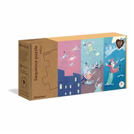 Clementoni - Play for Future Sequence Puzzle Contos de Fadas