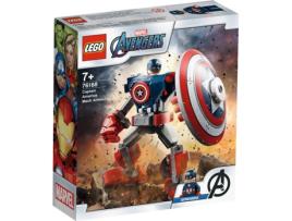 LEGO Armadura Mech de Captain America (Idade Mínima: ?7 Anos - 121 Peças)