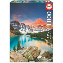 Puzzle Lago Morraine Canadá 1000 peças