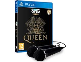 Jogo PS4 Let's Sing Queen + 2 Microfones