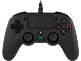 Comando PS4 BIG BEN Nacon Compact Com Fios (Preto)