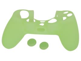 Capa de Silicone FR-TEC para DS4 (Verde - Brilha no Escuro)