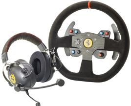 Race Kit Ferrari 599XX Evo Edition Headset + Volante (Preto) - THRUSTMASTER