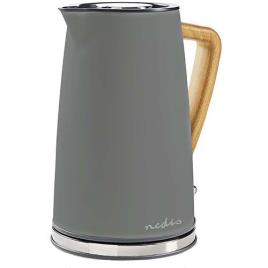 Chaleira Elétrica Nedis Soft-Touch 1,7L - Cinzento