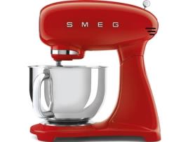 Batedeira com Taça SMEG Anni 50 SMF03RDEU (4.8 L - 800 W - 6 acessórios)