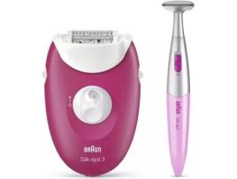 Depiladora BRAUN Silk Épil 3420 Plus (Arranque - Multi-zonas - Recarregável)