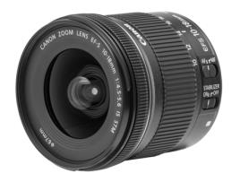 Objetiva CANON EF-S 10-18MM 4.5-5.6 IS STM (Encaixe: Canon EF-S - Abertura: f22-29 - f/4.5-5.6)