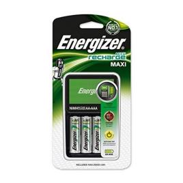 Carregador + Pilhas Recarregáveis Energizer 635043 AA AAA 2000 mAh HR6 (4 uds)