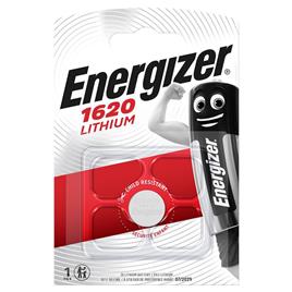 Energizer Pilha Tipo Botão CR1620, Lítio 3 V, Embalagem 1 Unidade