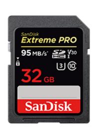 Extreme Pro SDHC UHS-I 32GB