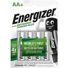 ENERGIZER - 4x PILHAS RECARREGAVEIS HR6