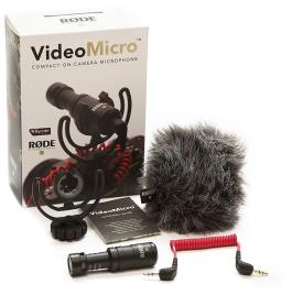 VideoMicro Digital camera microphone Com fios Preto