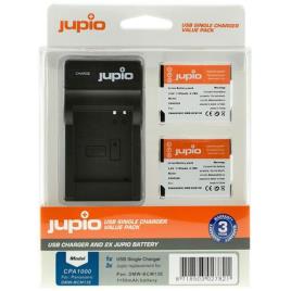 Kit 2x Baterias + Carregador Jupio para Panasonic DMW-BCM13E